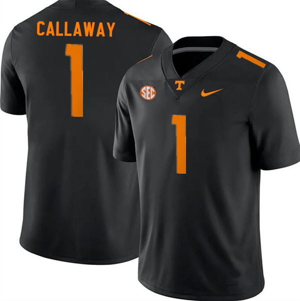 Tennessee Volunteers #1 Marquez Callaway College Football Jerseys Stitched Sale-Black